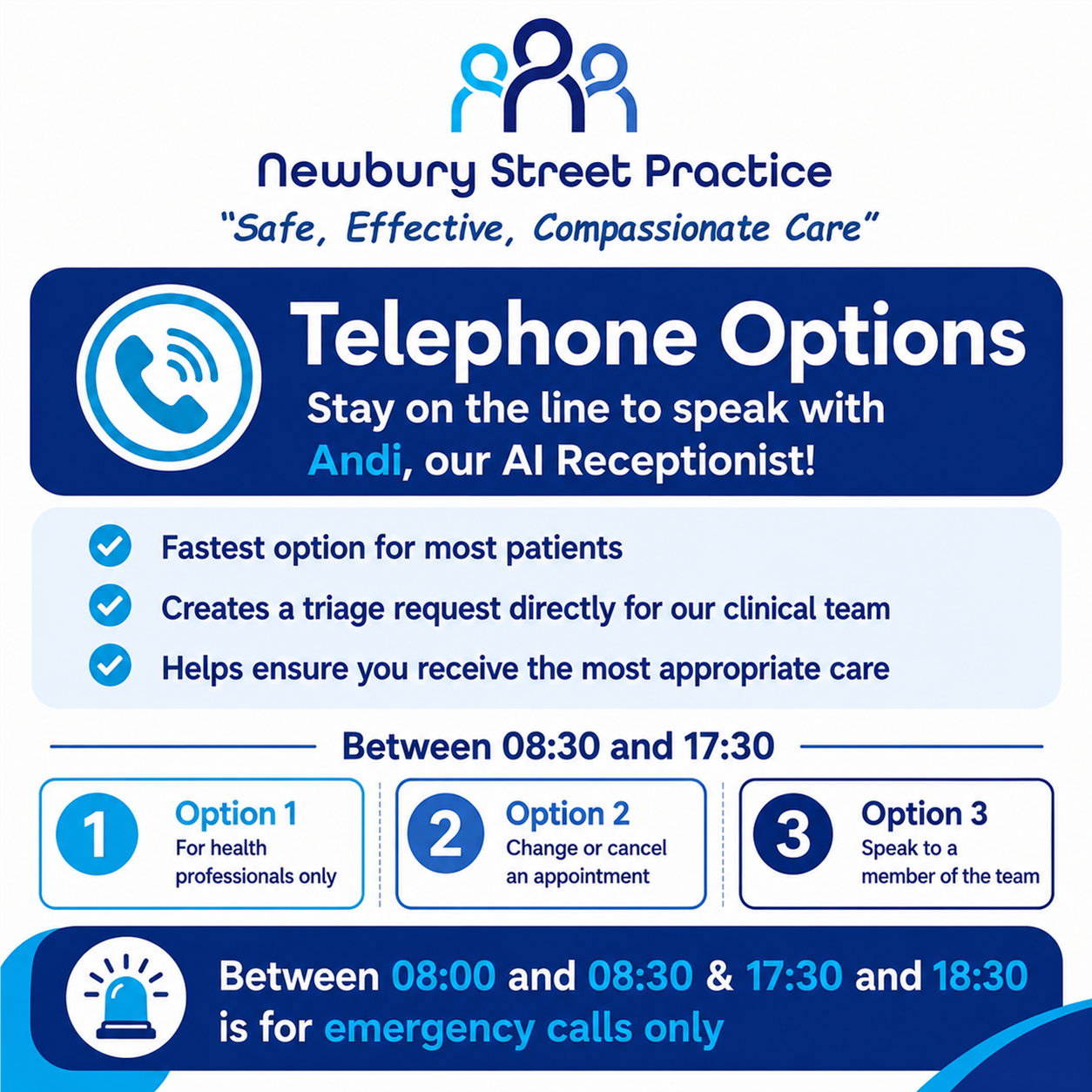 telephone options 